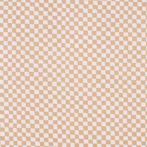 Michael Miller Natural Tones Latte Clown Check