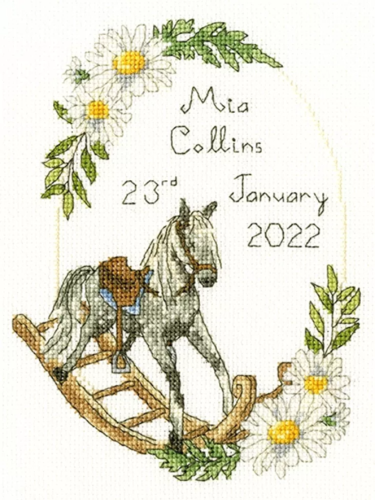 Bothy Threads Cross Stitch Kit - Victorian Rocking Horse