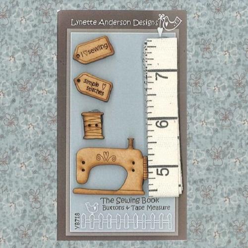 Lynette Anderson Pattern & Button Pack - The Sewing Book