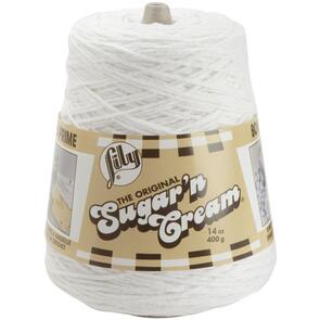 Lily Sugar'n Cream Yarn - Cones (400g)