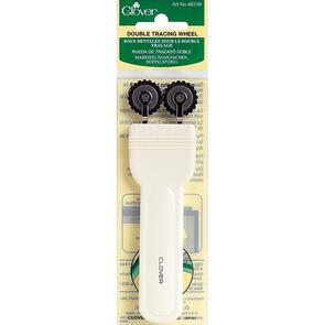 Clover  Double Tracing Wheel - Serrated Edge