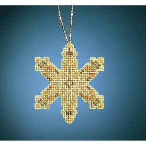 Mill Hill Counted Cross Stitch Ornament Kit 2.75"X3.25" Victorian Snowflake
