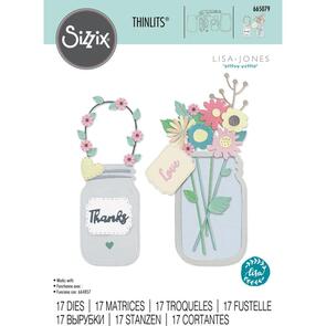 Sizzix  Thinlits Die Set 17PK - Jar of Flowers