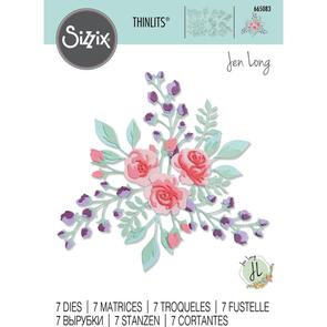 Sizzix  Thinlits Die Set 7PK - Floral Layers #2