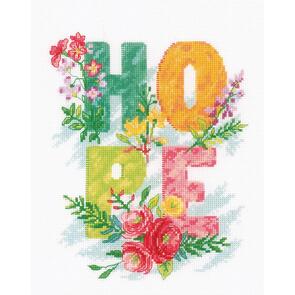Vervaco  Counted Cross Stitch Kit 8"X10" Hope