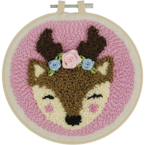 Fabric Editions Needle Creations Needle Punch Kit 6" - Deer