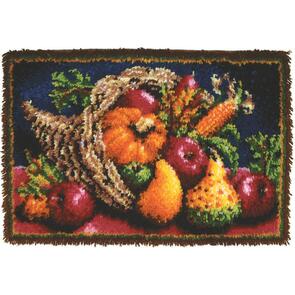 Caron Classic Latch Hook Kit 20"X30" - Country Harvest