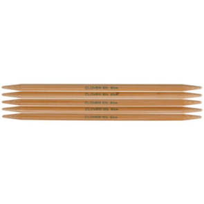 Clover Takumi Bamboo Double Point Knitting Needles 7" (Old Packaging)