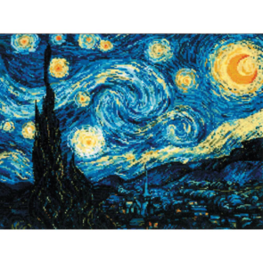 Riolis Counted Cross Stitch - Starry Night-Van Gogh's