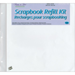 MISC Multicraft Imports Post Bound Album Refills 12"X12"