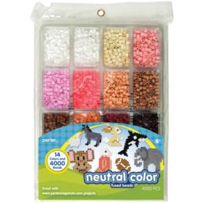 Perler Fused Bead Tray 4,000/Pkg - Neutral Color