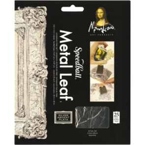 Speedball Mona Lisa Metal Leaf Sheets 5.5"X5.5" 25/Pkg