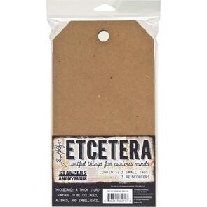 Stampers Anonymous Etcetera Small Tag 5.5"X10"
