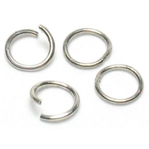 Cousin Jewelry Basics 300/Pkg Silver Jump Rings 6mm