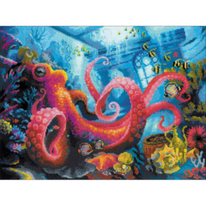 Riolis The Underwater Kingdom- Counted Cross Stitch Kit 15.75"X11.75"