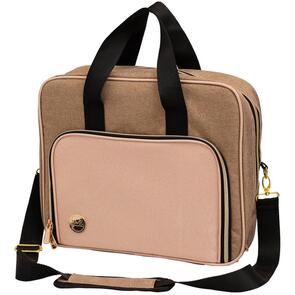 WRMK Crafter's Shoulder Bag - Taupe & Pink