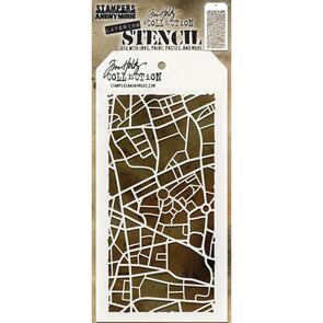 Stampers Anonymous Tim Holtz Layered Stencil - Metropolis