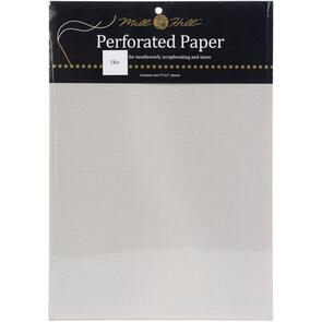 Mill Hill  Perforated Paper 18 Count 9"X12" 2/Pkg - White