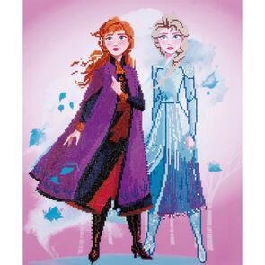 Vervaco  Diamond Art Kit - Disney Frozen 2 Elsa & Anna