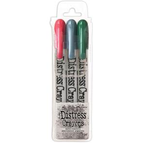 Ranger Ink Distress Crayon Pearl Set - Holiday Set# 1