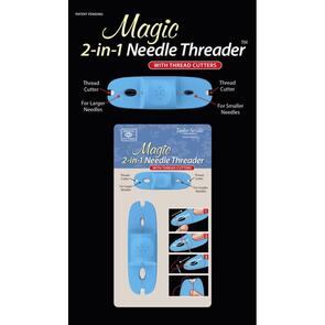 Taylor Seville 2-In-1 Needle Threader And Cutter - Blue