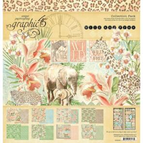 Graphic 45 Collection Pack 12"X12"-Wild & Free
