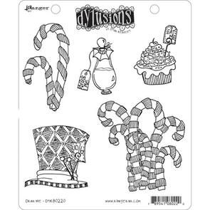Ranger Ink Dylusions Cling Stamp Collection - Drink Me