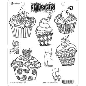 Ranger Ink  Dyan Reaveley's Dylusions Cling Stamp Set - Eat Me