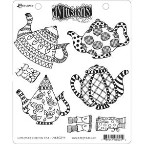 Ranger Ink  Dylusions Cling Stamp Collections - Everything Stops for Tea