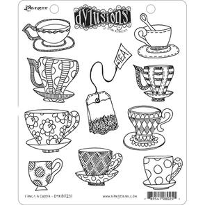 Ranger Ink  Dylusions Cling Stamp Collections - Fancy a Cuppa
