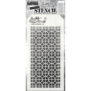 Stampers Anonymous Tim Holtz Layered Stencil 4.125"X8.5" - Focus