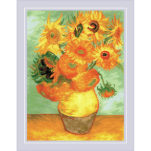 Riolis Sunflowers After V. Van Gogh - Counted Cross Stitch Kit