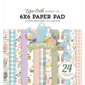 Echo Park Double-Sided Paper Pad 6"X6" 24/Pkg-It's Spring Time