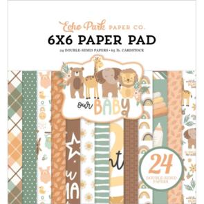 Echo Park Double-Sided Paper Pad 6"X6" 24/Pkg-Our Baby