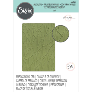 Sizzix Multi-Level Textured Impressions Embossing Folder - Forest Scene