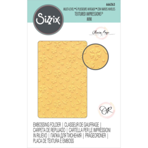 Sizzix 3-D Embossing Folder - Mini Scattered Florals
