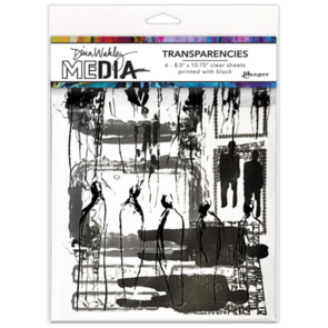 Ranger Ink Dina Wakley Media Transparencies - Frames & Figures Set 2
