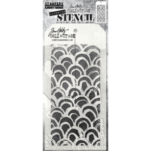 Stampers Anonymous Tim Holtz Layered Stencil -  Brushed Arch