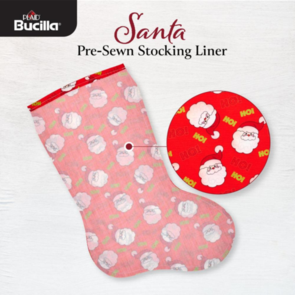 Bucilla Felt Stocking Liners For 18" Stockings - Santa