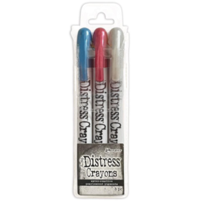 Ranger Ink Distress Crayon Pearl Set - Holiday Set #5