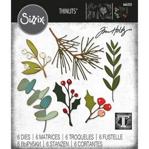 Sizzix Thinlits Die Set 6pk - Festive Gatherings by Tim Holtz