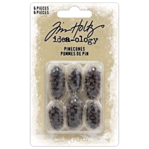 Idea-Ology Tim Holtz - Pinecones - 6/Pkg