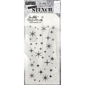 Stampers Anonymous Tim Holtz Layered Stencil - Twinkle