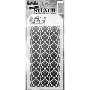 Stampers Anonymous Tim Holtz Layered Stencil - Deco Floral