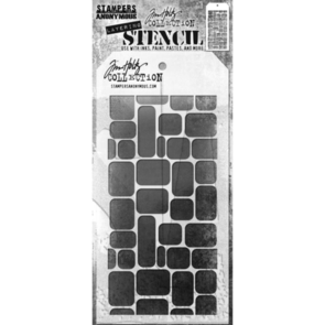 Stampers Anonymous Tim Holtz Layered Stencil - Labels
