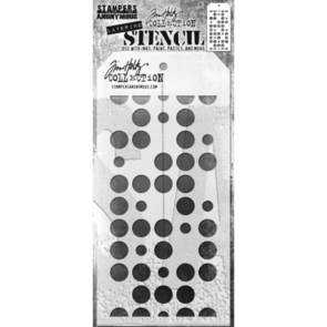 Stampers Anonymous Tim Holtz Layered Stencil - Spots