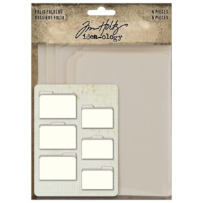 Idea-Ology Tim Holtz - Folio Folders - 6 Pieces