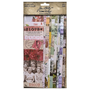 Idea-Ology Tim Holtz - Collage Strips Large - 30 Pieces