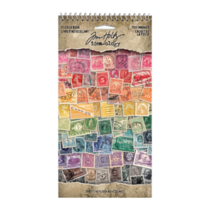 Idea-Ology Tim Holtz Sticker Book Postmarked 288/Pkg