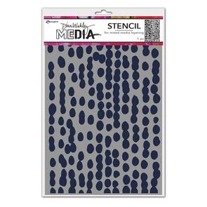 Ranger Ink Dina Wakley Media Stencils 9"X6" - Musy Dots